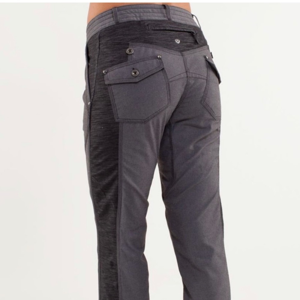 lululemon athletica Women’s Two-Tone Grey & Charcoal Athletic Pants